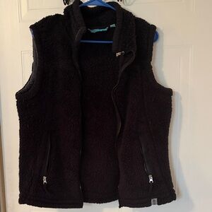 Black Fleece Vest - Unbranded